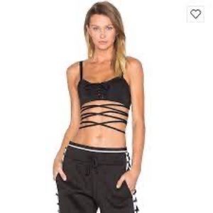 Fenty Puma by Rihanna Sexy Black bralette with long straps